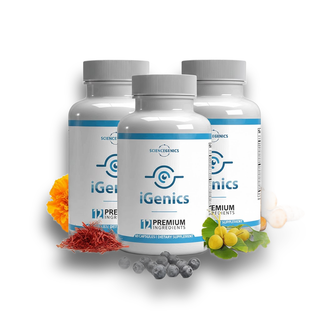 iGenics Eye Health Supplement Bottle